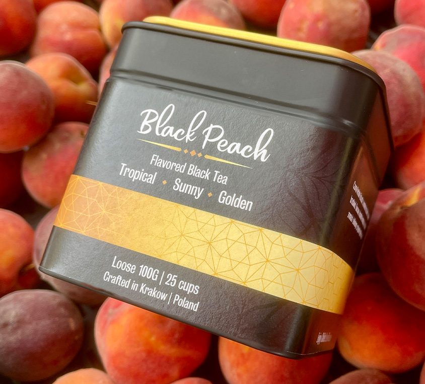 Black Peach Leo Tea w różnych wariantach opakowań